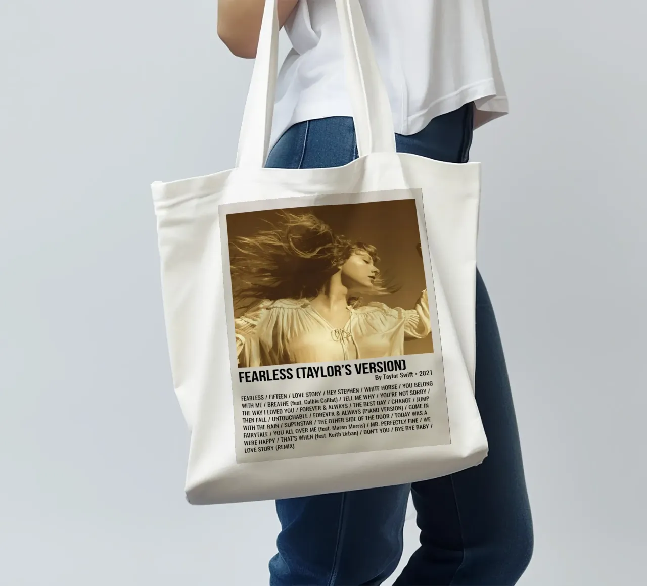 FEARLESS (TAYLOR'S VERSION) By Taylor Swift 2021 tote bag de SoundStudio