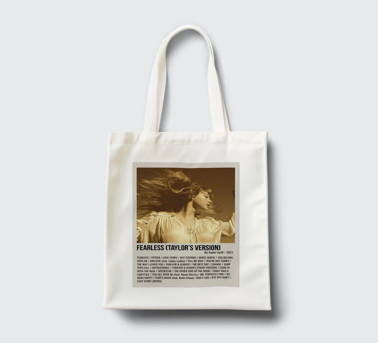 FEARLESS (TAYLOR'S VERSION) By Taylor Swift 2021 borsa in juta da SoundStudio