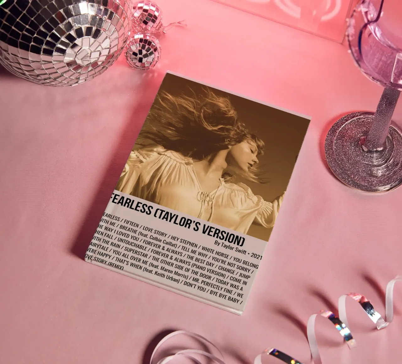 FEARLESS (TAYLOR'S VERSION) By Taylor Swift 2021 carnet de notes de SoundStudio