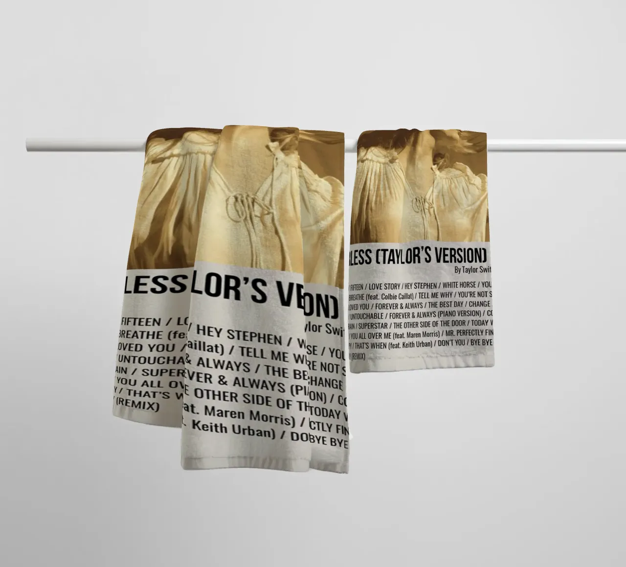 FEARLESS (TAYLOR'S VERSION) By Taylor Swift 2021 serviette de bain de SoundStudio