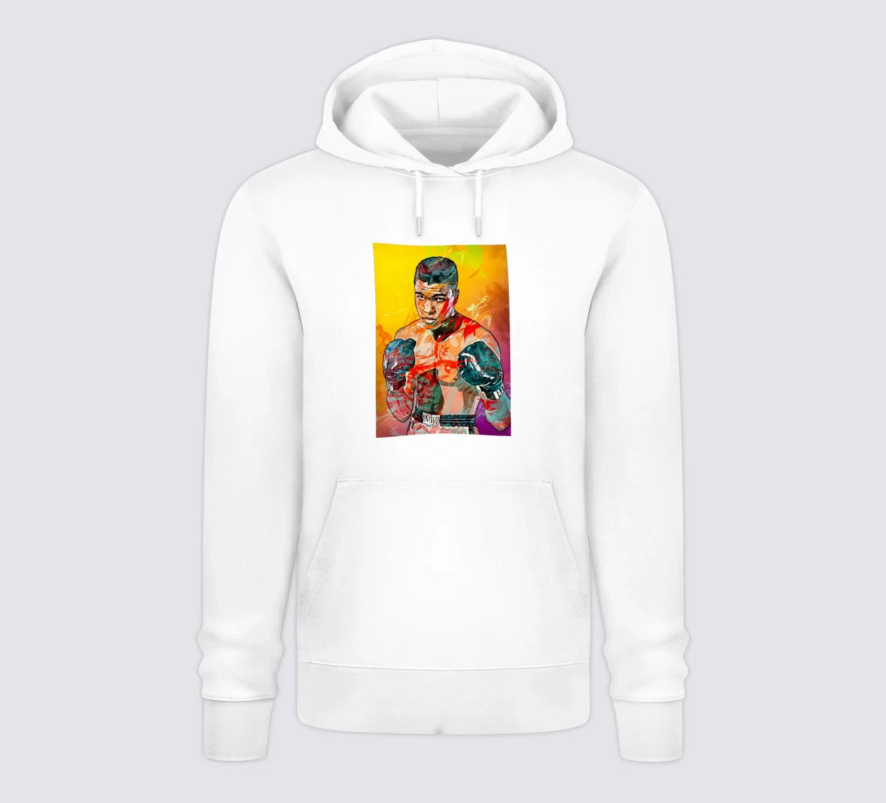 mohammad ali felpa con cappuccio da tenten