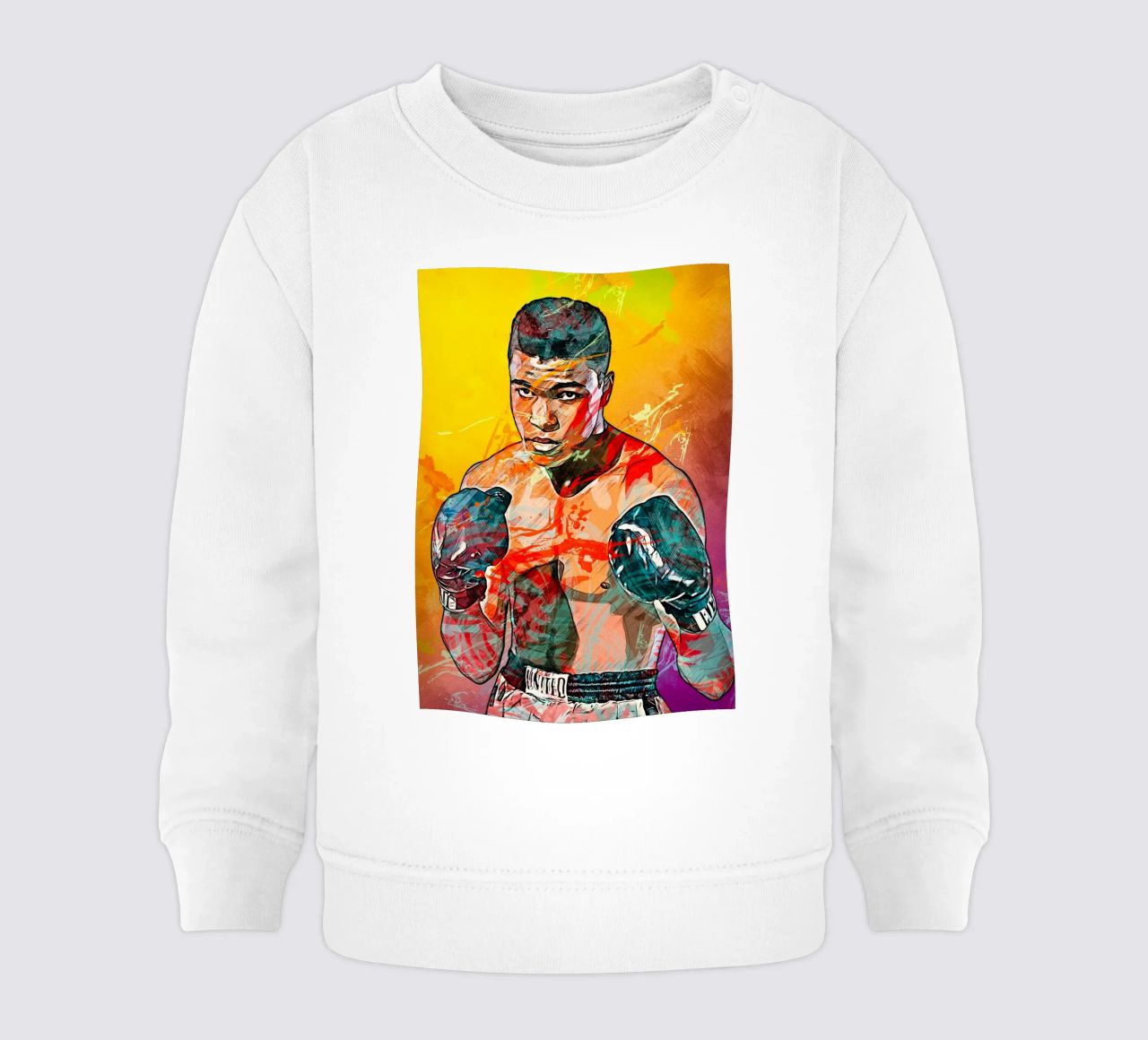 mohammad ali felpa neonato da tenten