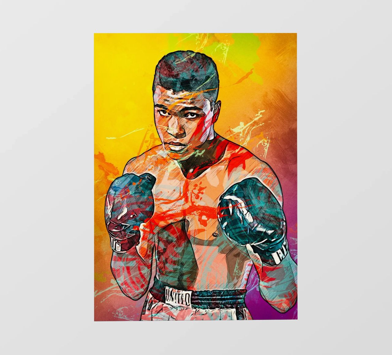 mohammad ali pellicola backlit da tenten