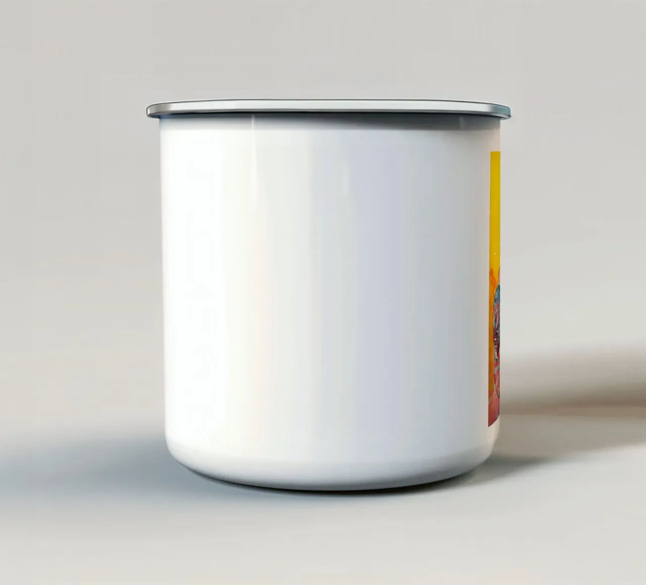 mohammad ali Emaille Tasse von tenten