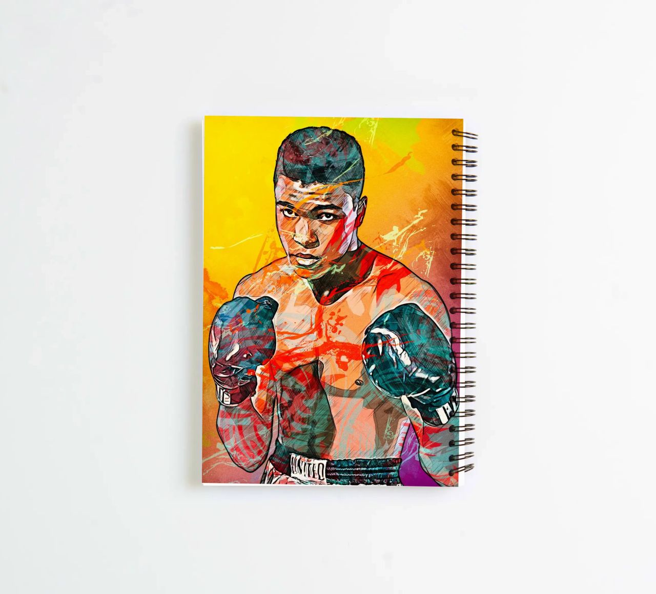 mohammad ali spiral notebook by tenten