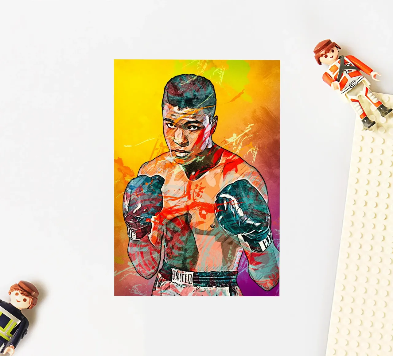 mohammad ali adesivo da tenten