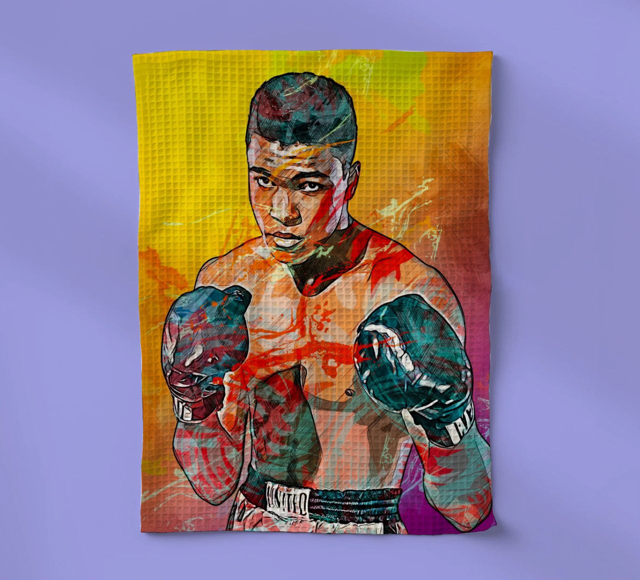 mohammad ali canovaccio da cucina da tenten