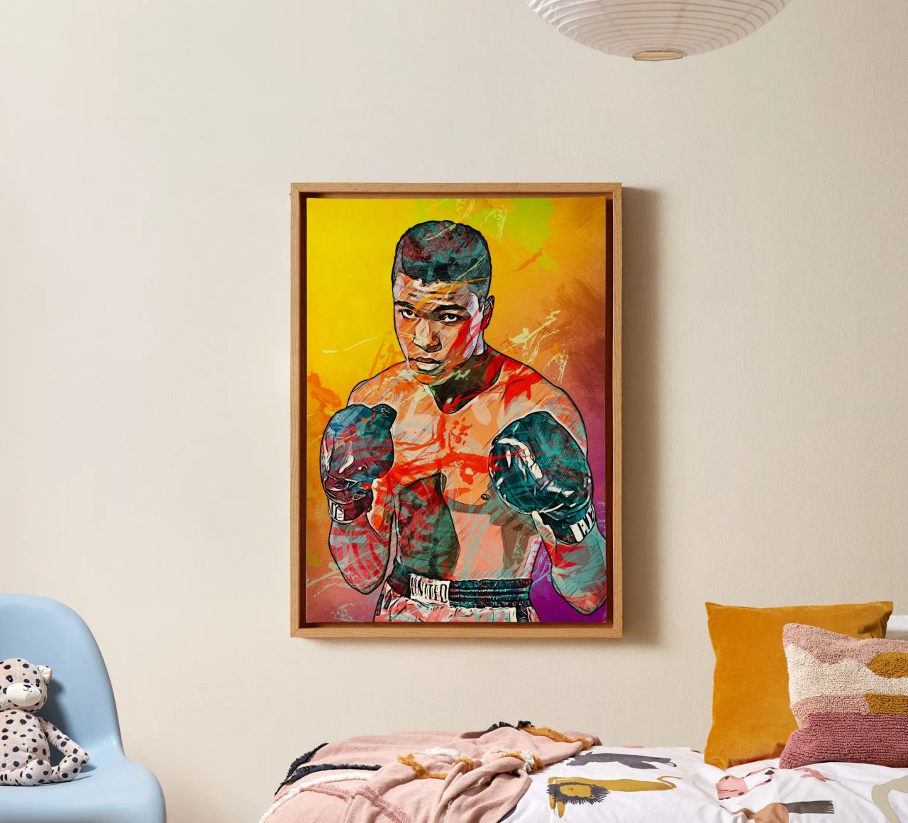 mohammad ali canvas by tenten