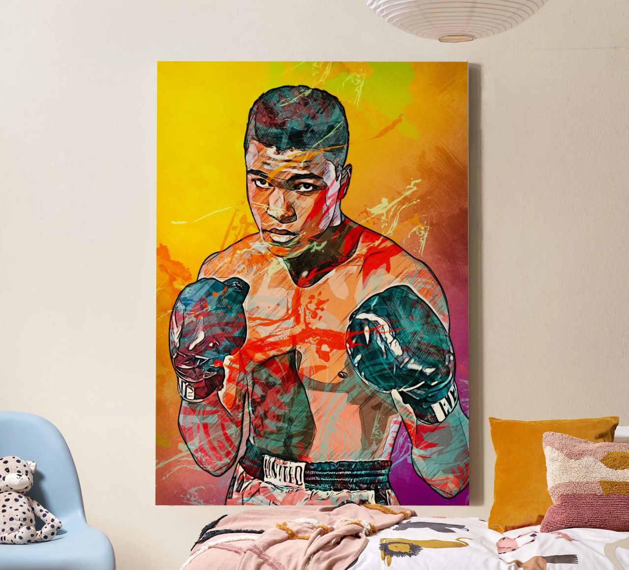 mohammad ali canvas by tenten