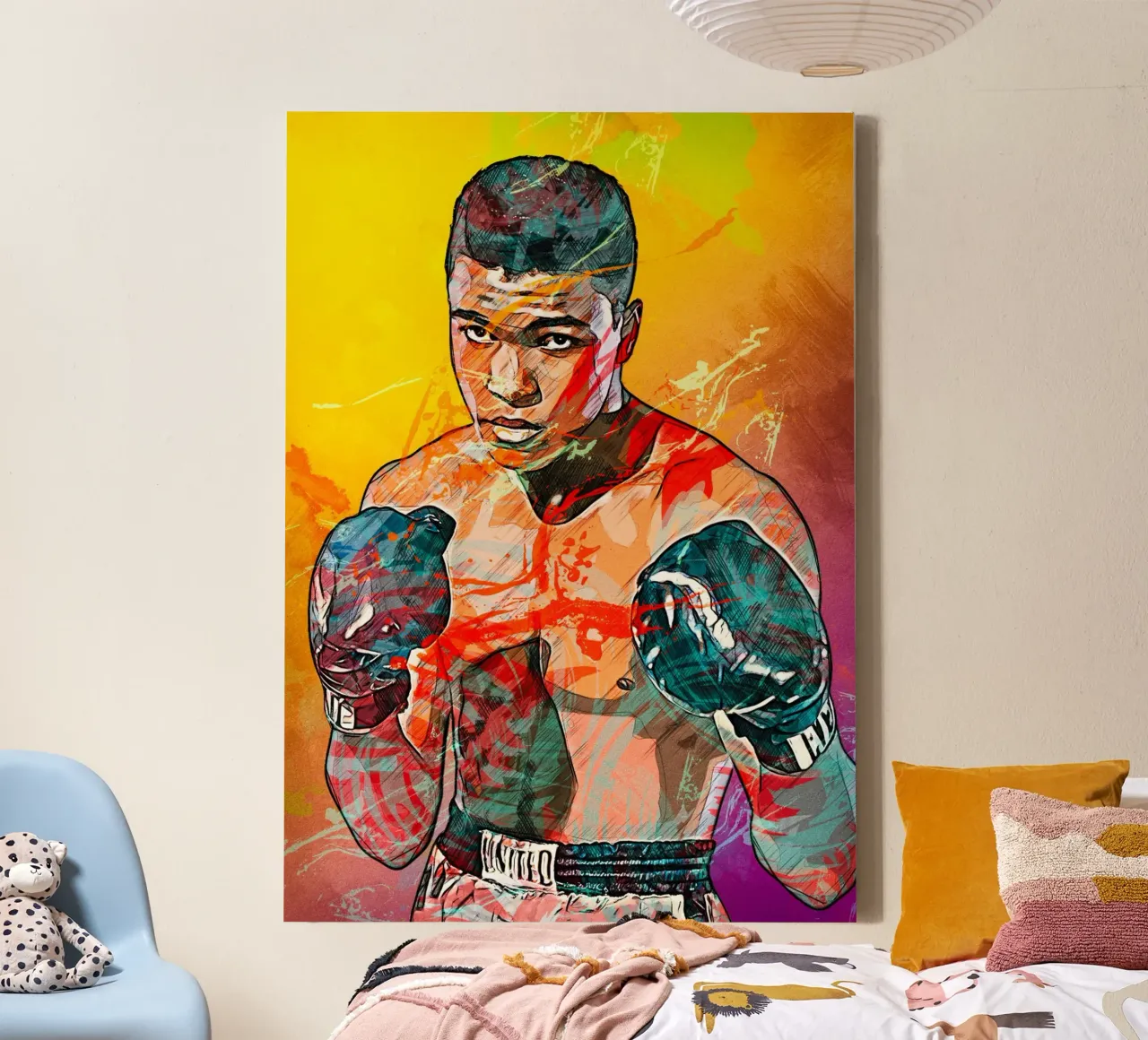 mohammad ali canvas by tenten