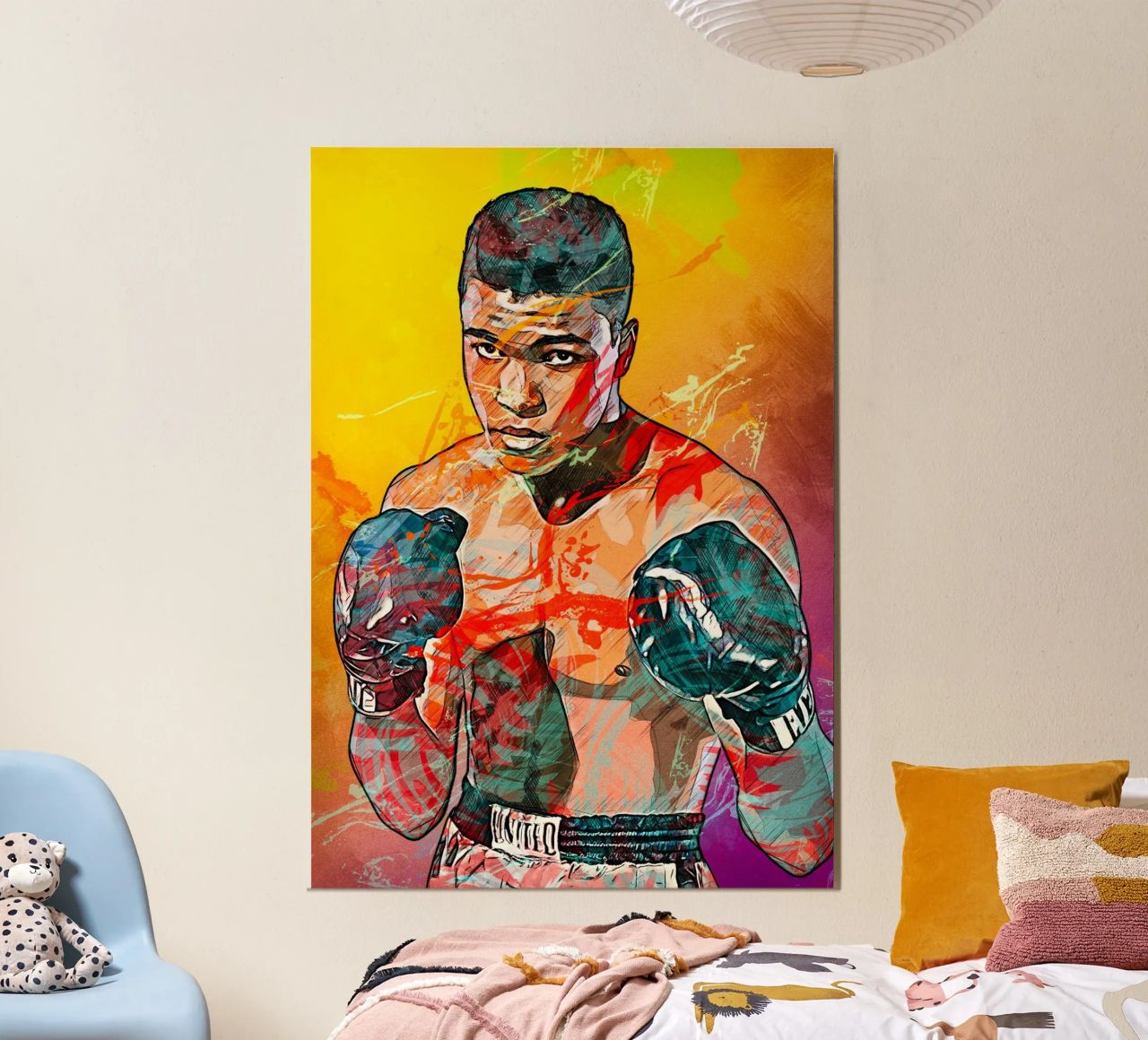 mohammad ali poster by tenten