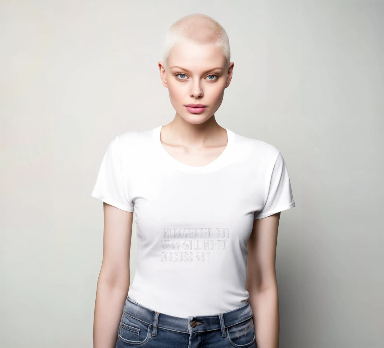 Introverted but very willing to discuss art t-shirt da donna da happieeagle