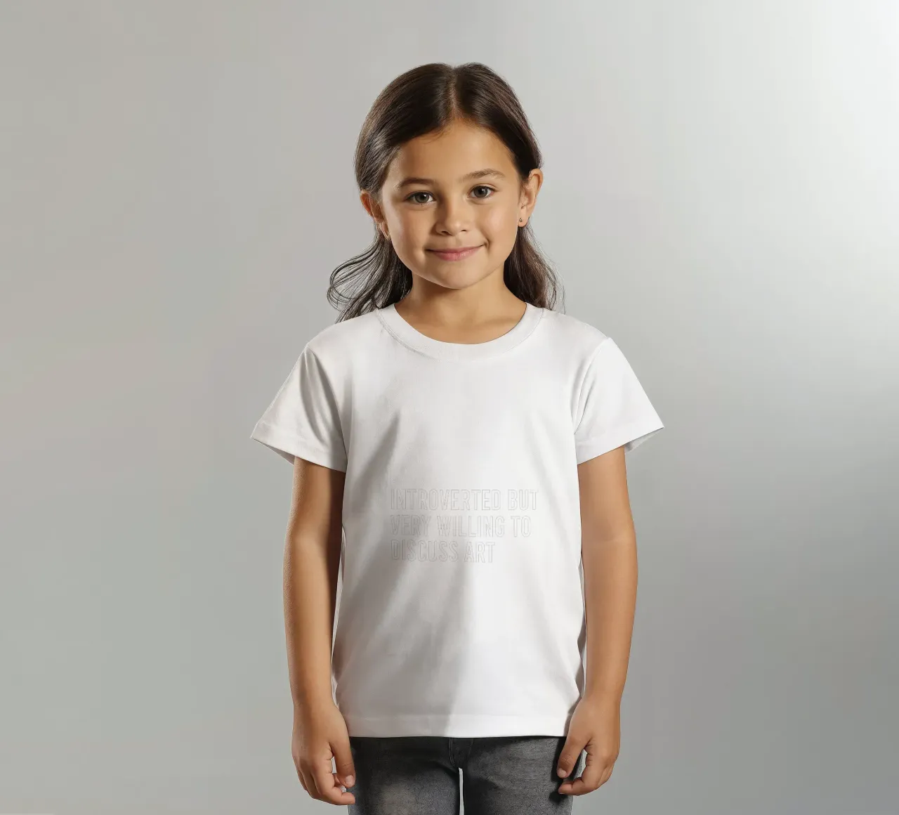 Introverted but very willing to discuss art t-shirt bambini da happieeagle