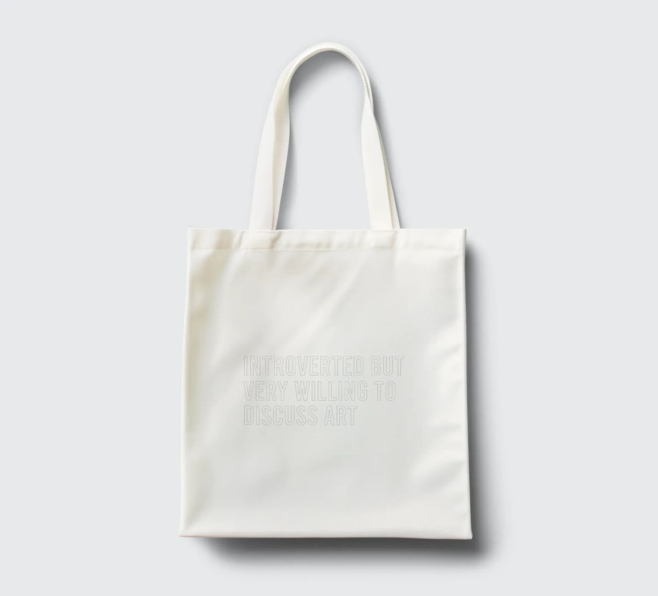 Introverted but very willing to discuss art borsa in juta da happieeagle
