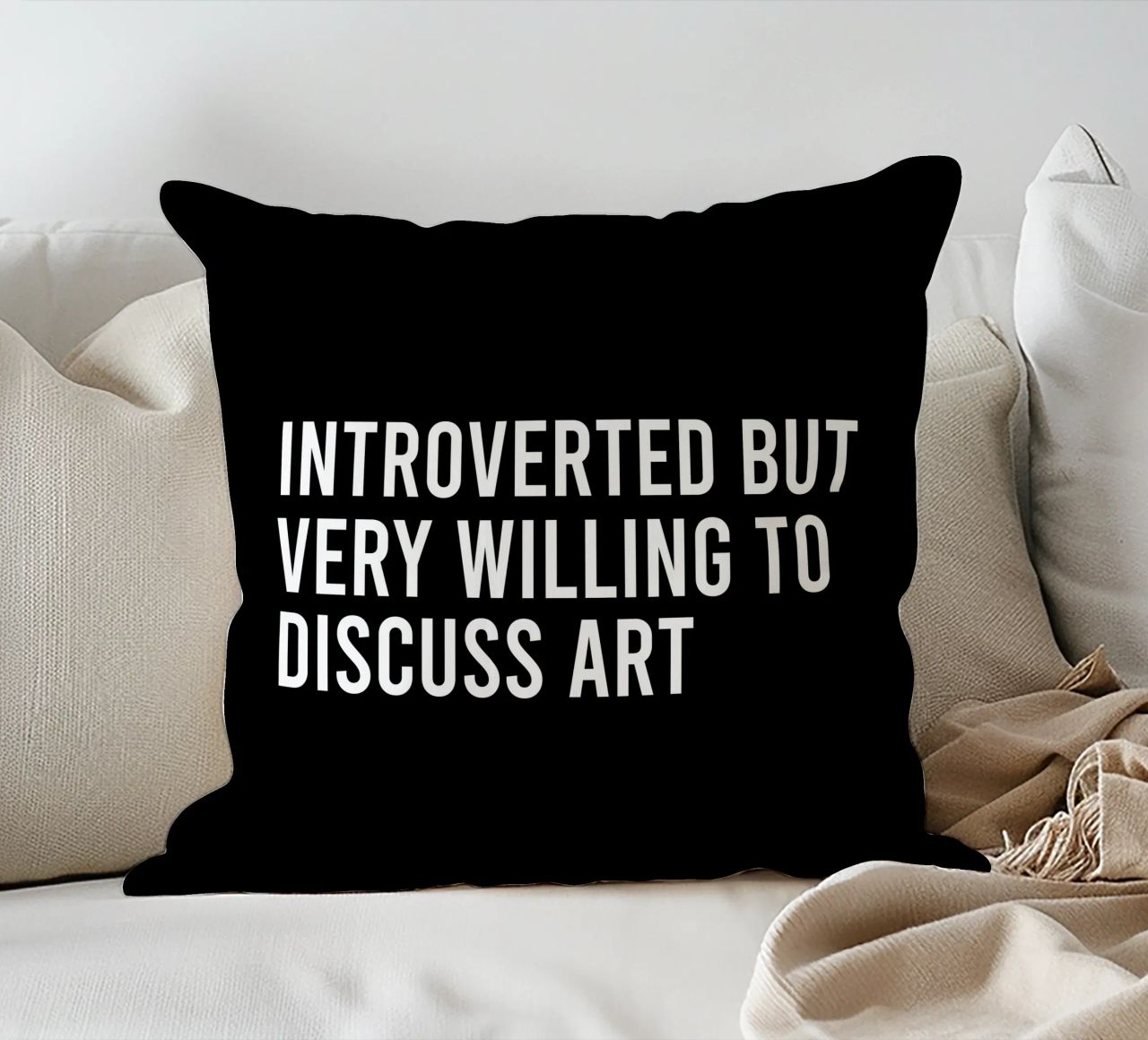 Introverted but very willing to discuss art cuscino da happieeagle