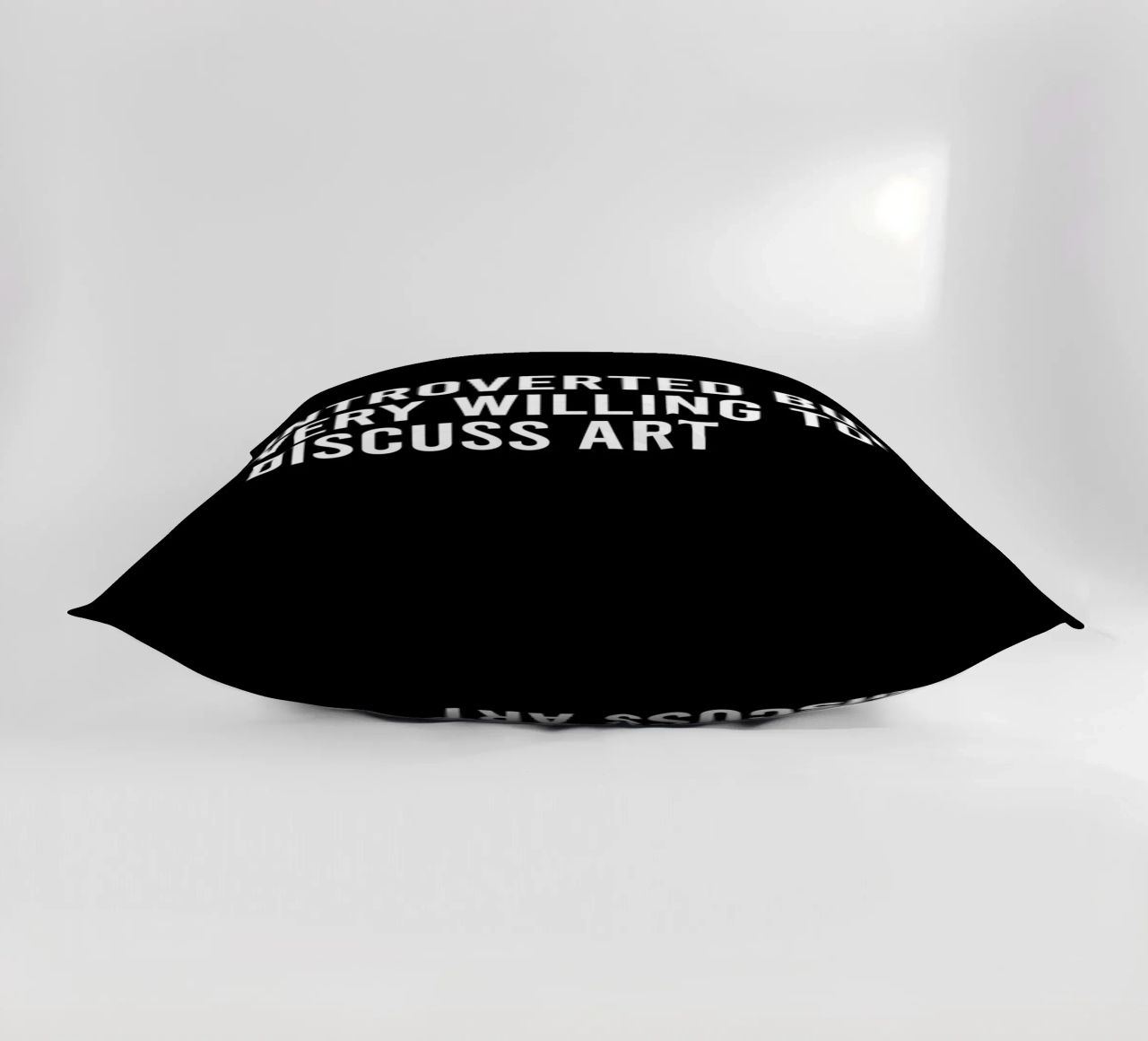 Introverted but very willing to discuss art cuscino da happieeagle