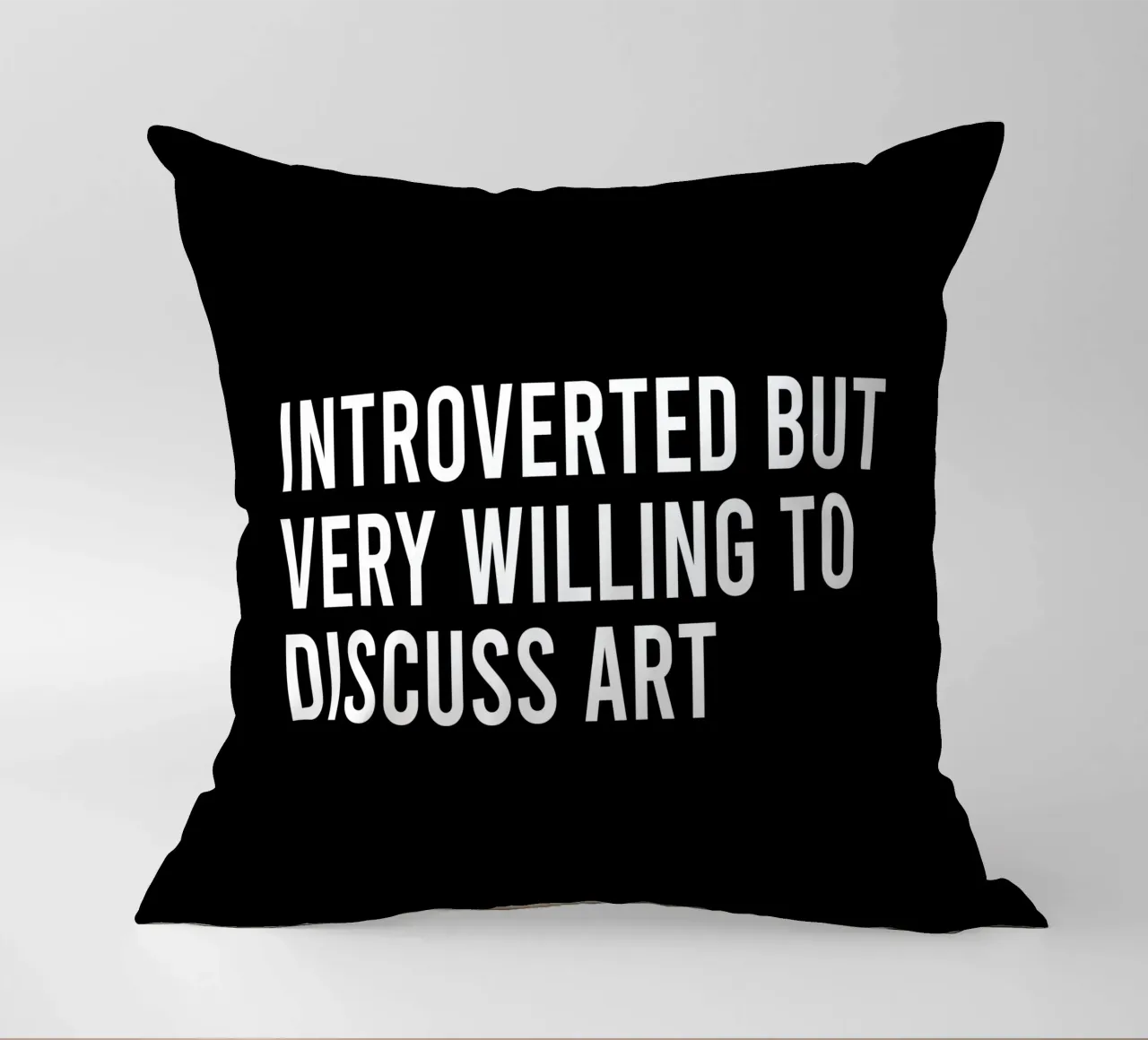 Introverted but very willing to discuss art cuscino da happieeagle