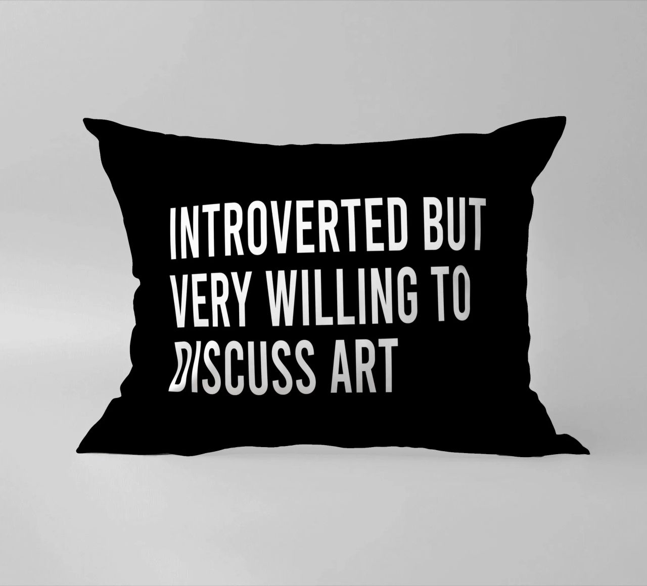 Introverted but very willing to discuss art cuscino da happieeagle