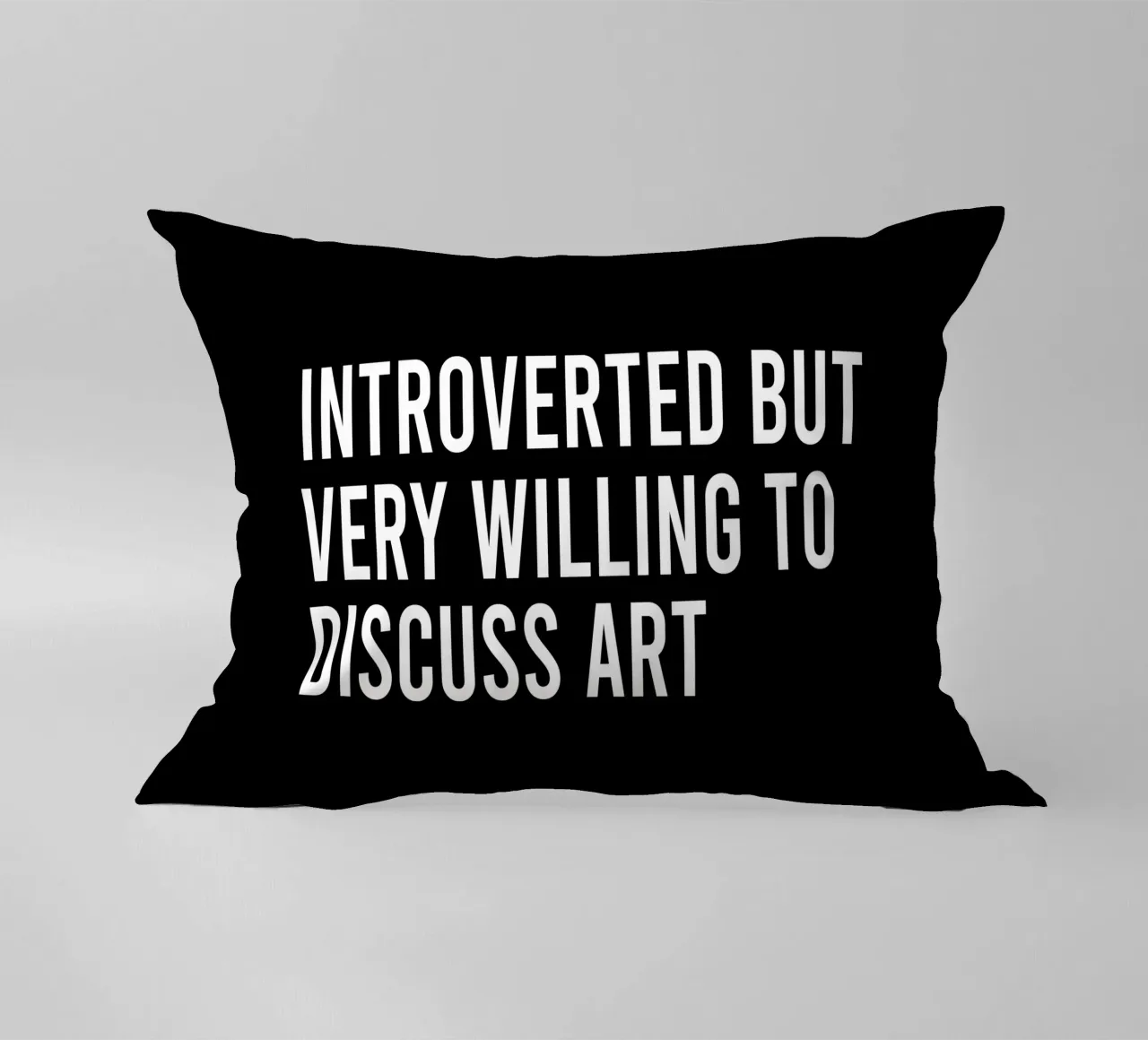 Introverted but very willing to discuss art cuscino da happieeagle