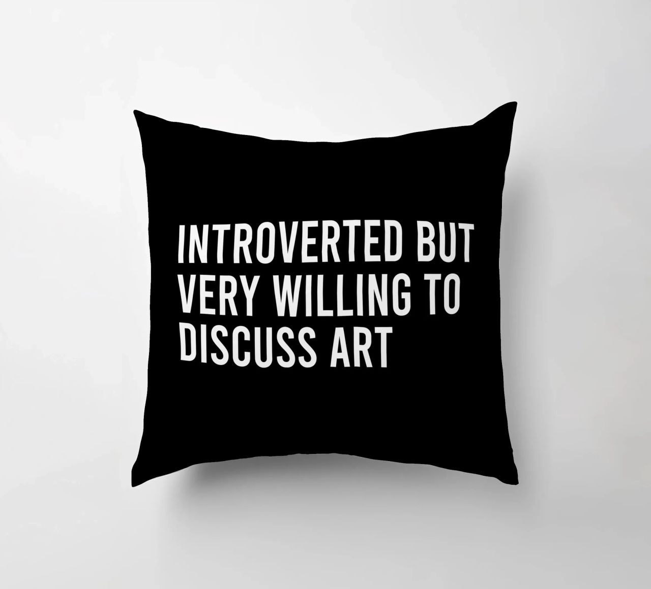 Introverted but very willing to discuss art cuscino da happieeagle