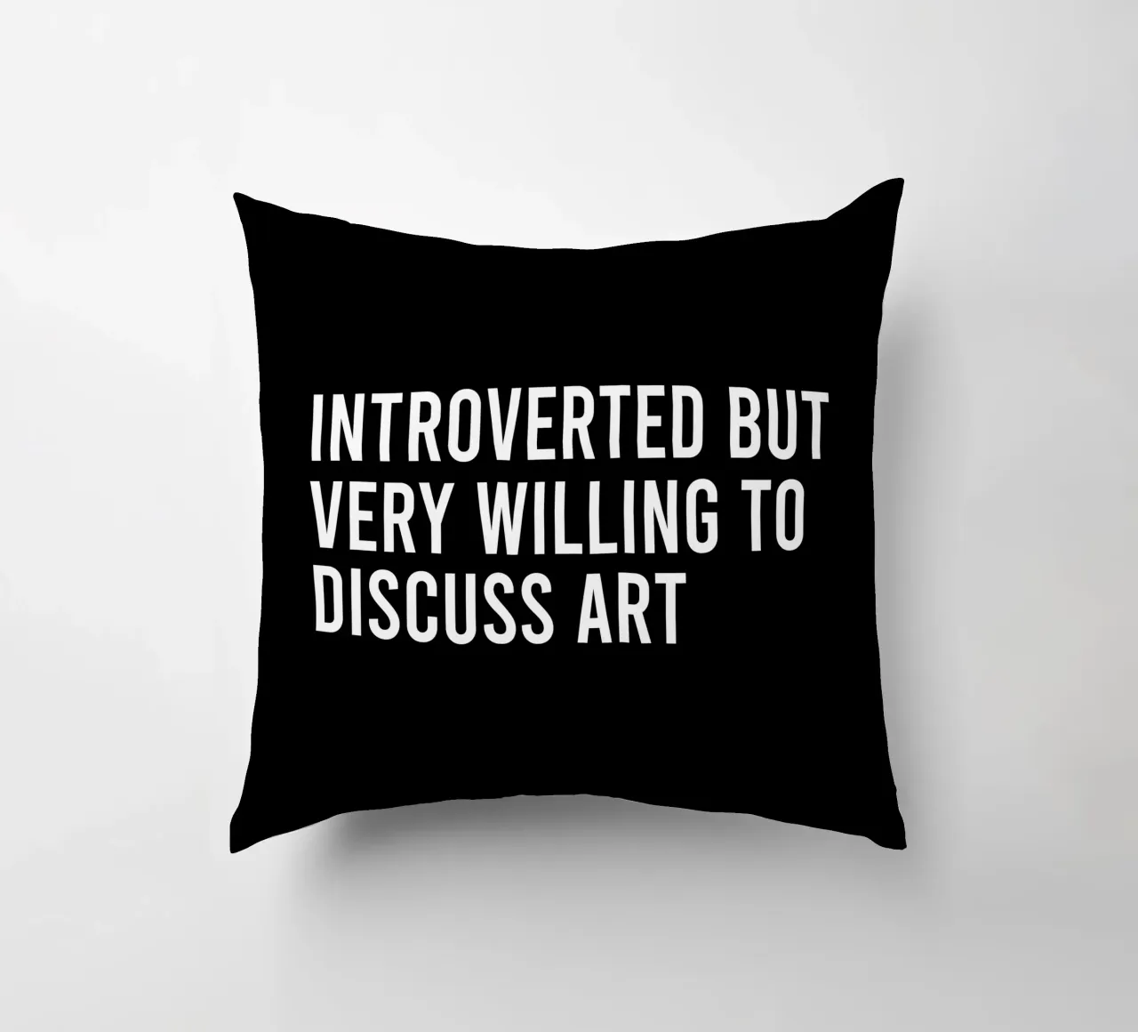 Introverted but very willing to discuss art cuscino da happieeagle