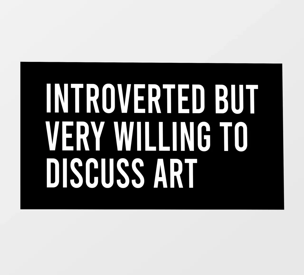 Introverted but very willing to discuss art film rétro-éclairé de happieeagle