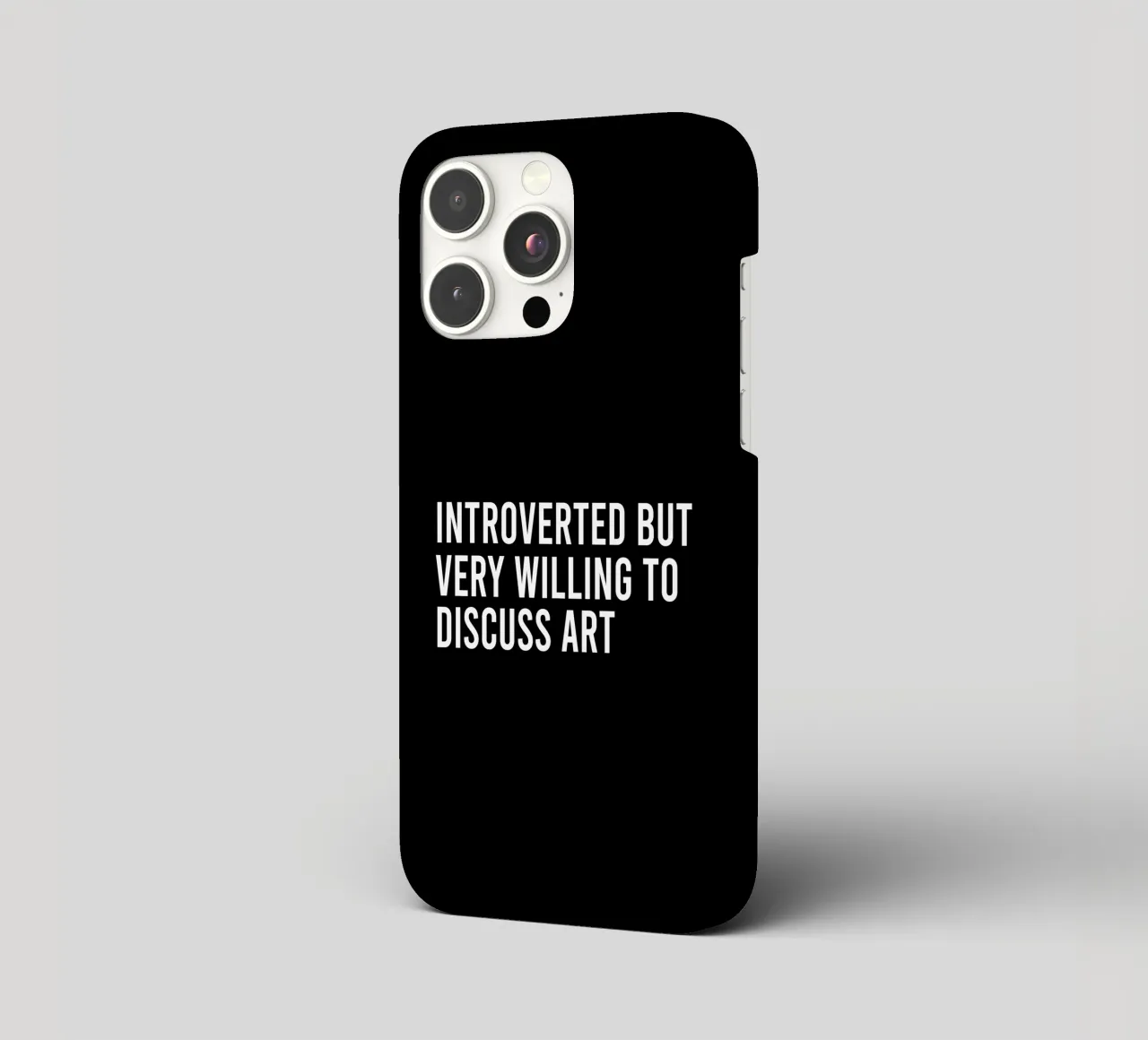Introverted but very willing to discuss art cover iphone da happieeagle