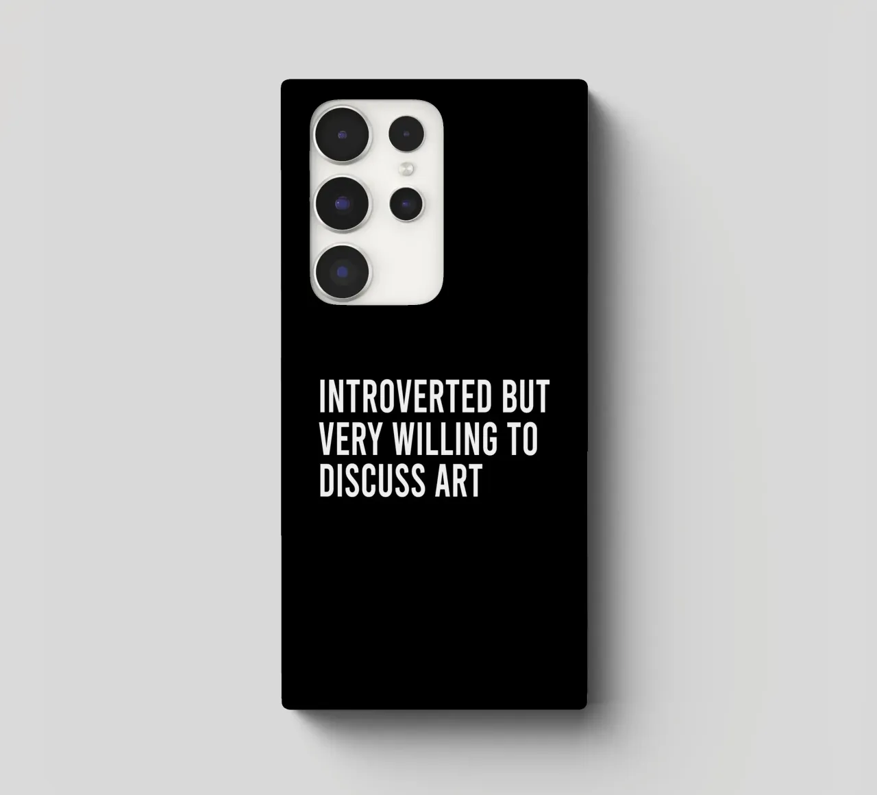 Introverted but very willing to discuss art Samsung Hülle von happieeagle