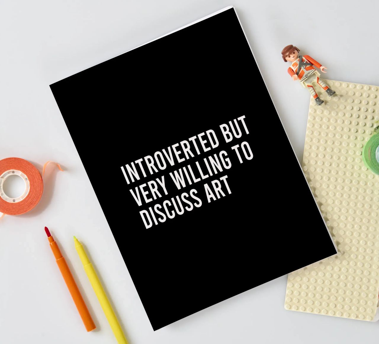 Introverted but very willing to discuss art notebook by happieeagle