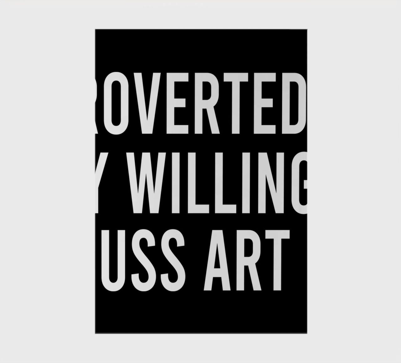Introverted but very willing to discuss art notebook by happieeagle