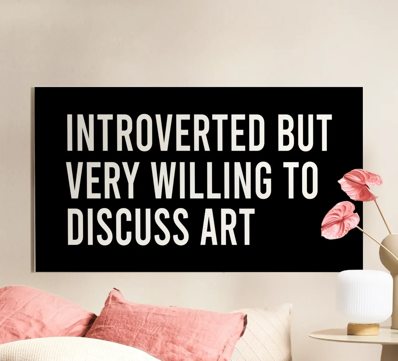 Introverted but very willing to discuss art plexiglas de happieeagle