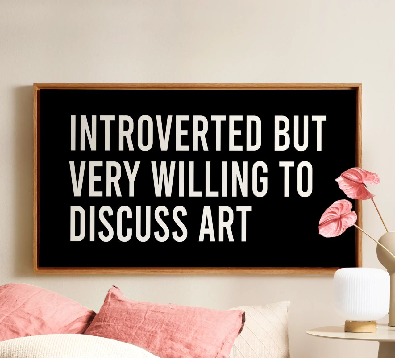 Introverted but very willing to discuss art tela da happieeagle