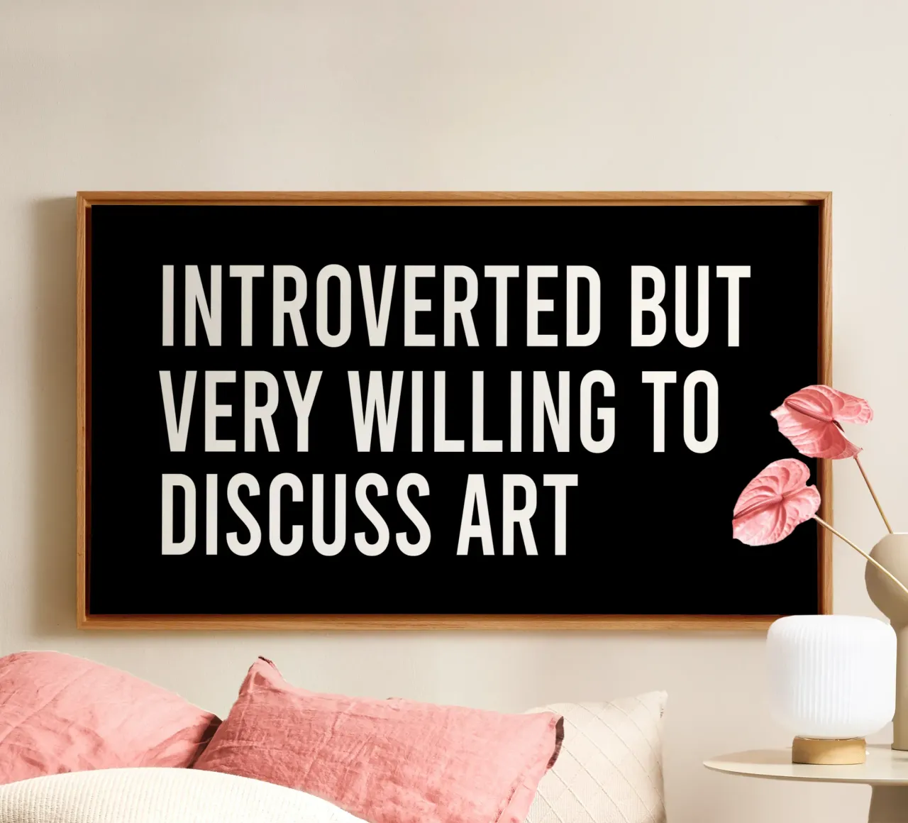 Introverted but very willing to discuss art tela da happieeagle