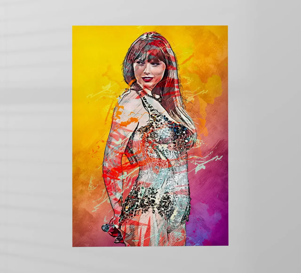 taylor swift eras tour pellicola backlit da tenten