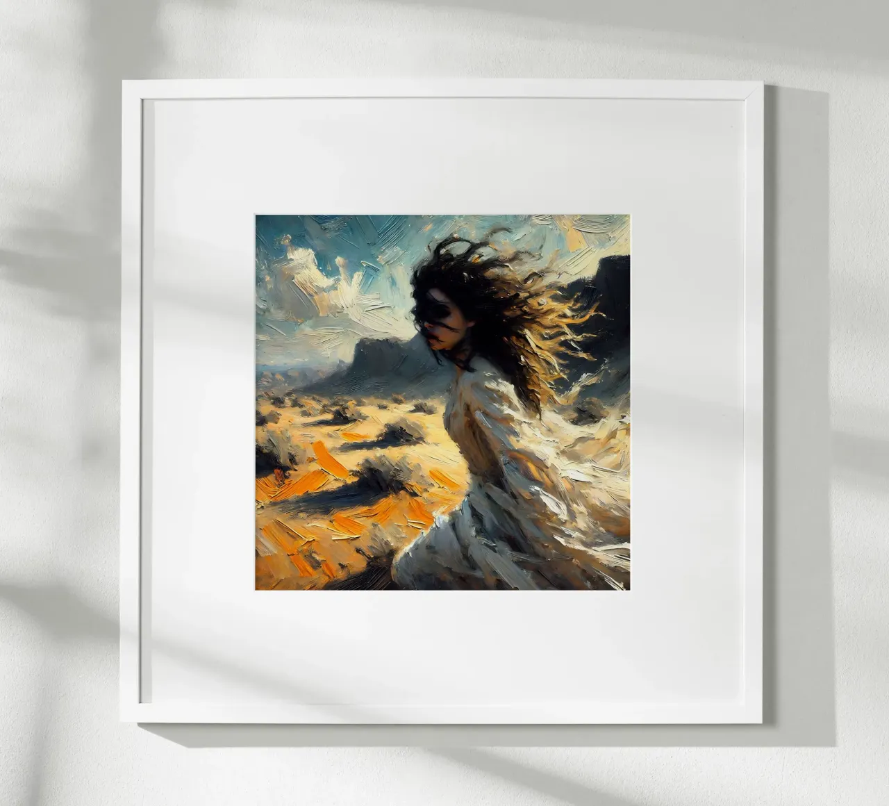 Principessa del deserto poster con telaio in alluminio da nomad