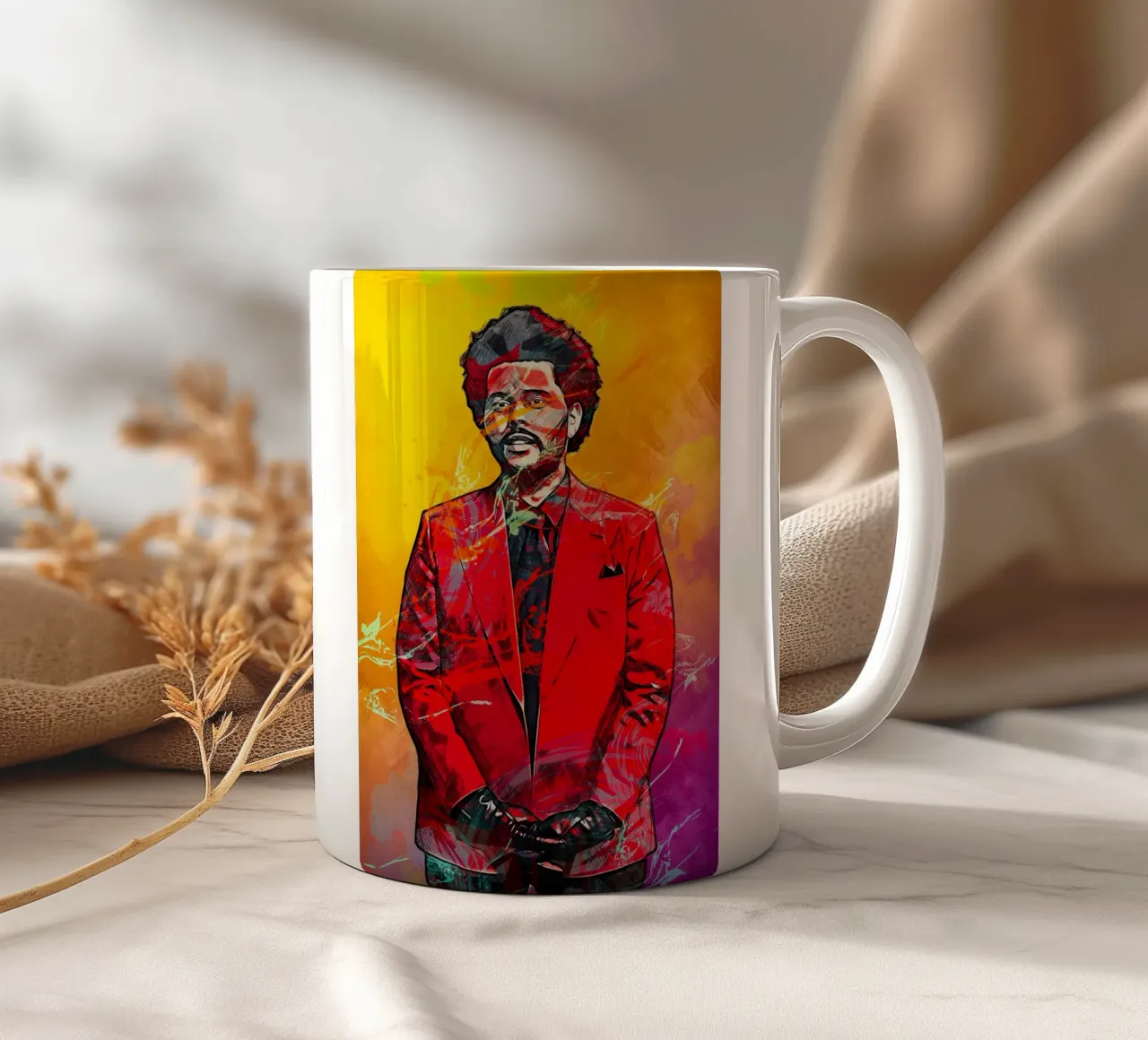 the weeknd tazza in ceramica da tenten