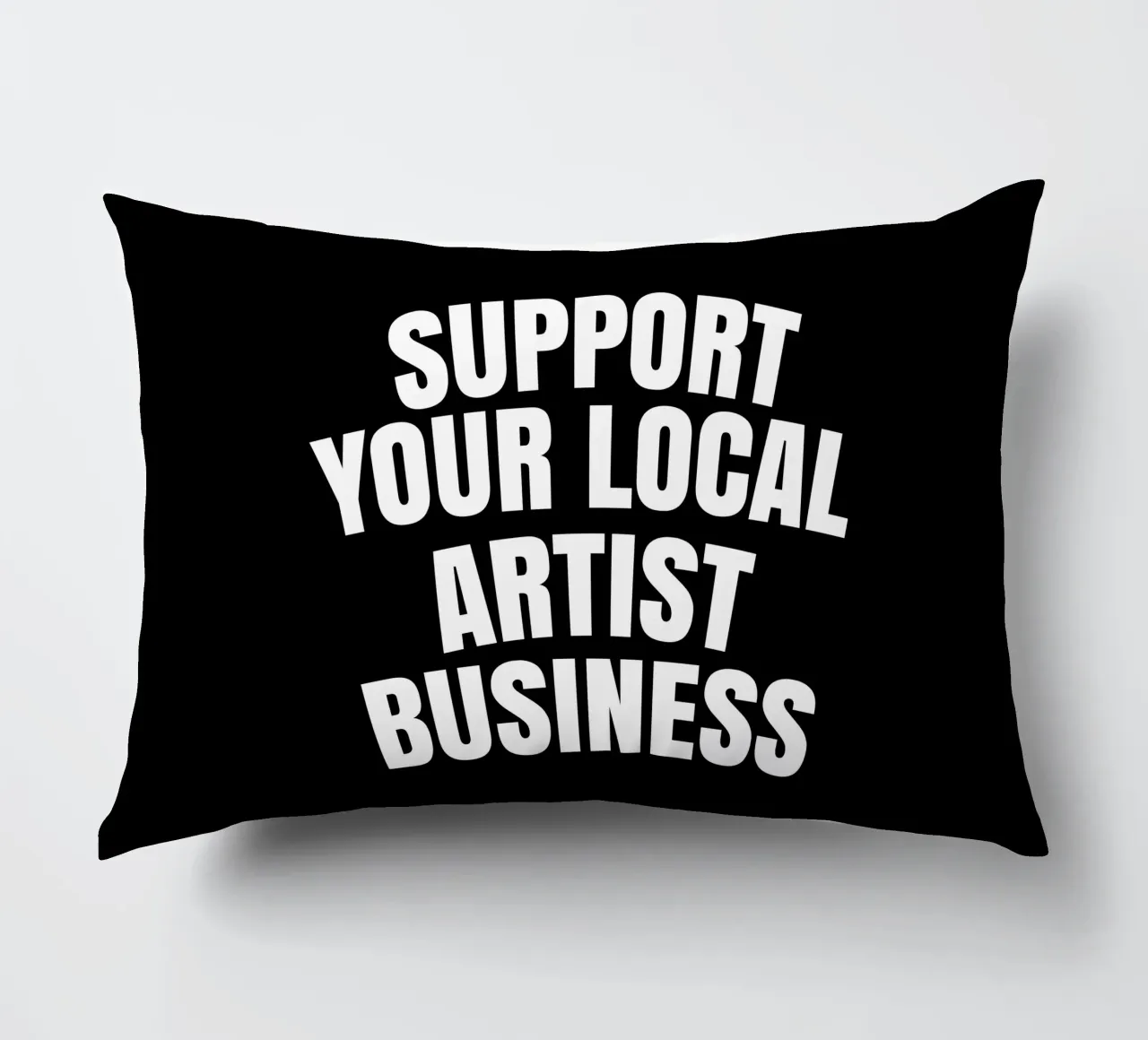 Support your local artist business cuscino da happieeagle