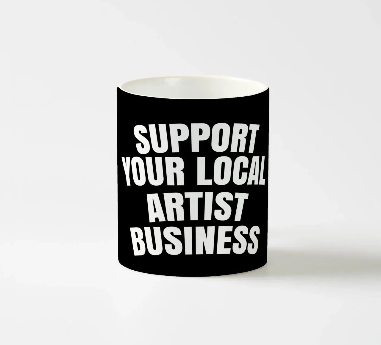 Support your local artist business tazza in ceramica da happieeagle