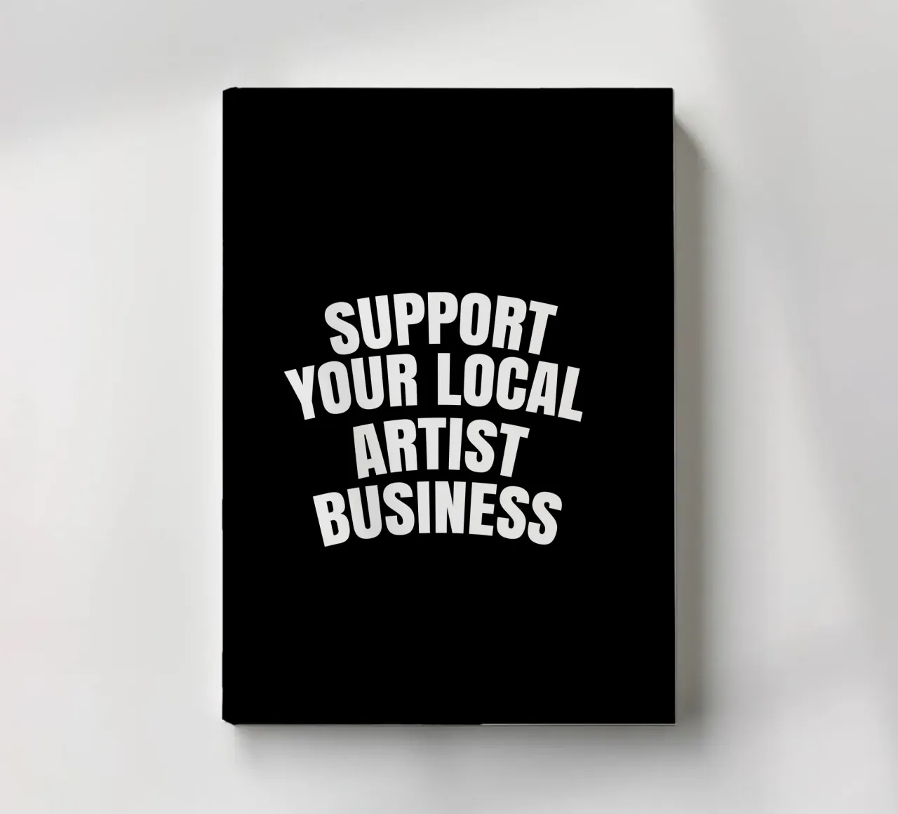 Support your local artist business notebook by happieeagle