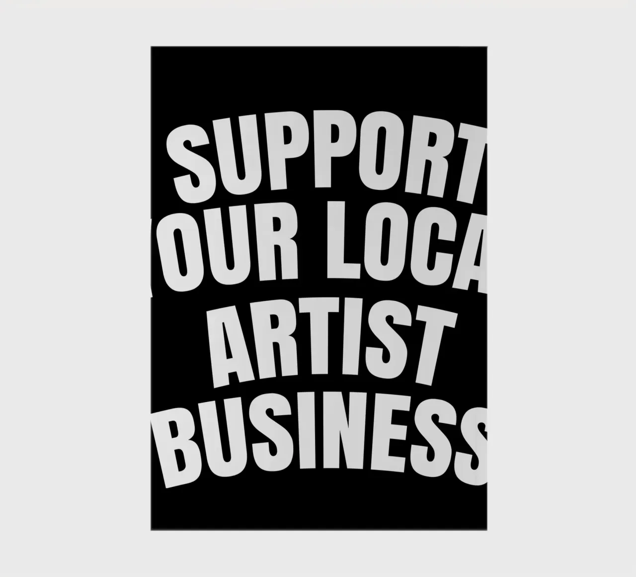 Support your local artist business notebook by happieeagle