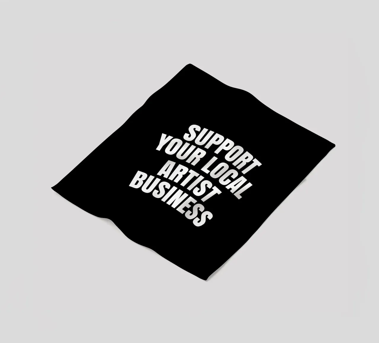Support your local artist business coperta in pile da happieeagle