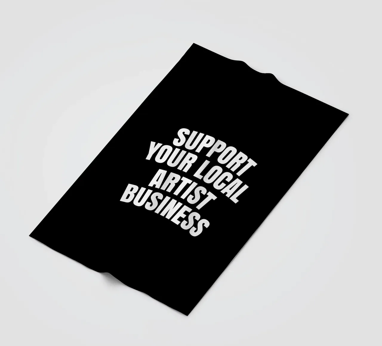 Support your local artist business coperta in pile da happieeagle