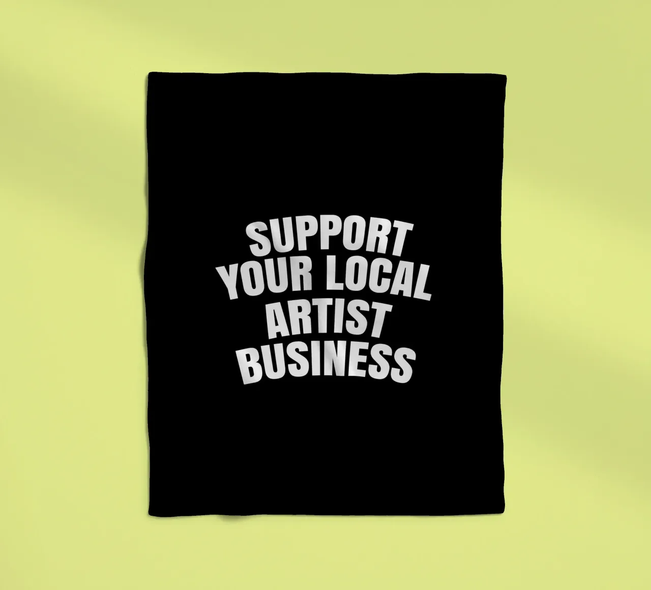 Support your local artist business coperta in pile da happieeagle
