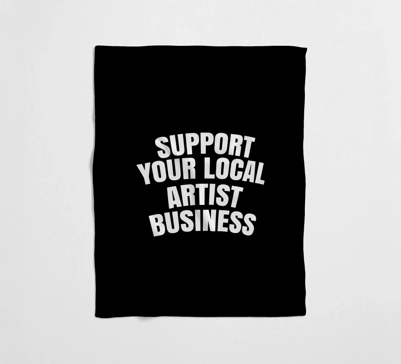 Support your local artist business coperta in pile da happieeagle