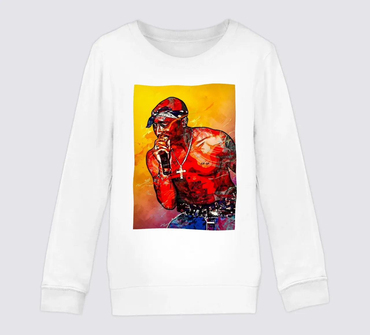 Tupac felpa bambino da tenten