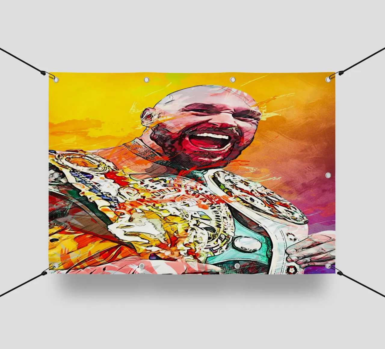 Tyson Fury telo in pvc da tenten