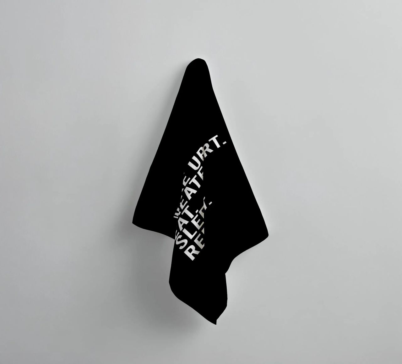 Wake up create art eat sleep repeat asciugamano da bagno da happieeagle