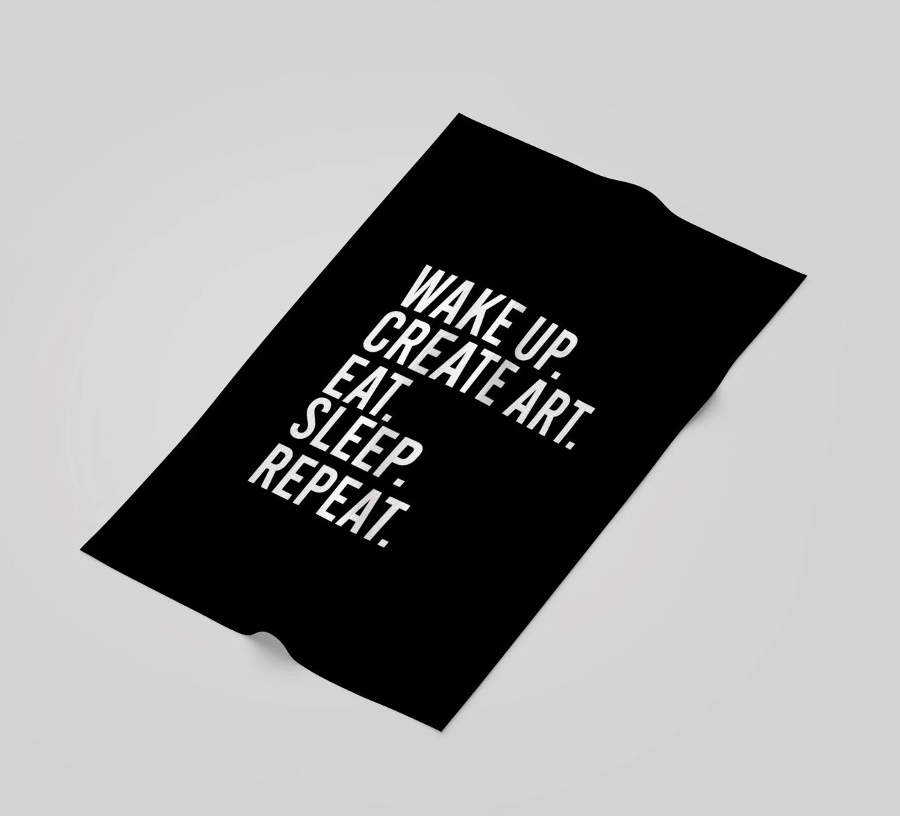 Wake up create art eat sleep repeat telo mare da happieeagle