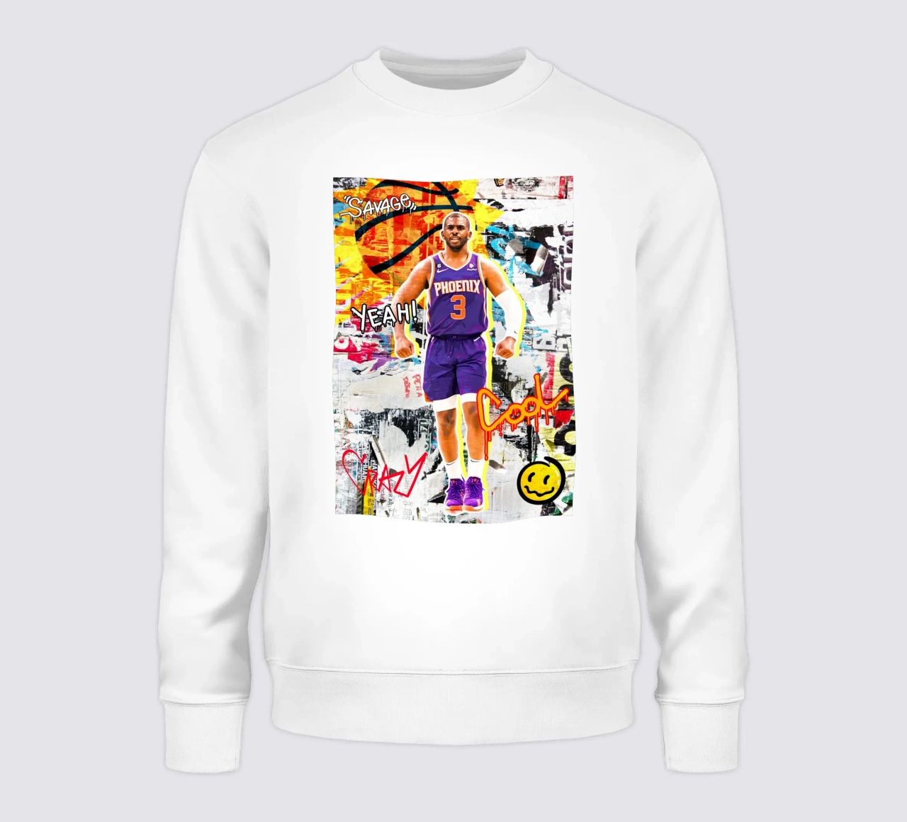 Chris Paul Phoenix Suns 2 felpa da tenten