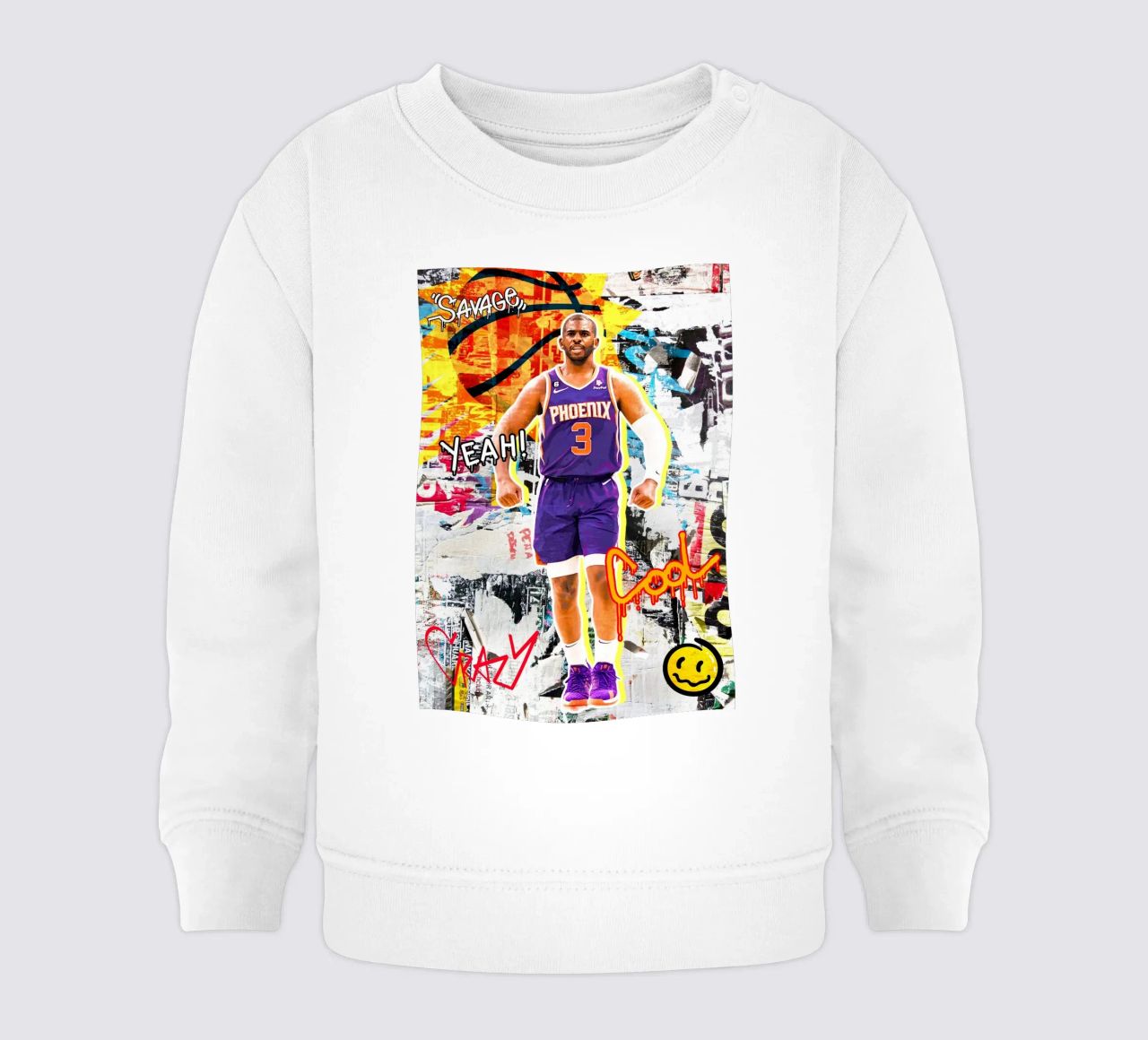 Chris Paul Phoenix Suns 2 felpa neonato da tenten